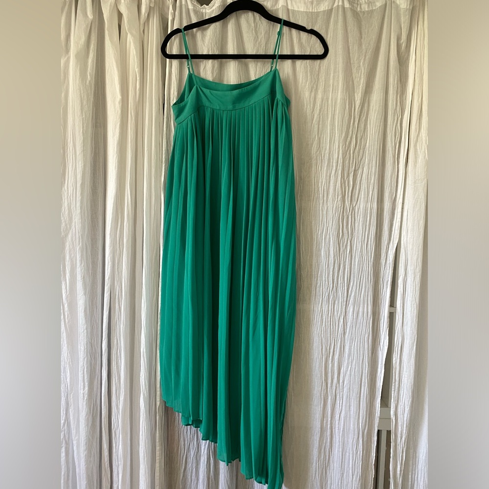 Line & Dot asymmetrical pleated dress